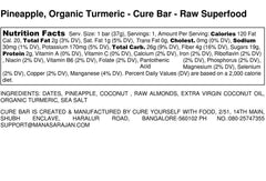 Pineapple & Organic Turmeric Cure Bar