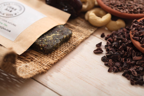 Raw Cacao, Spirulina & Flax Cure Bar